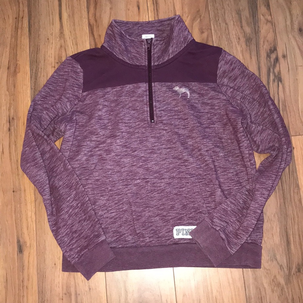 Purple VS quarter zip